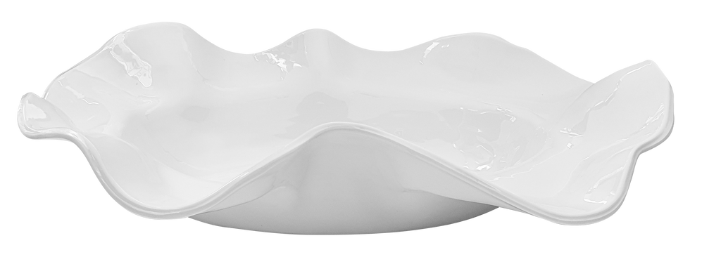 19" large wavy bowl