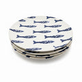 Vietri VSAN M003000 Santorini Minnows Dinner Plate