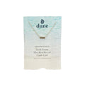 Delicate Dune Bar Necklace