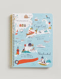Spartina Northeastern Harbors Ruled Spiral Notebook