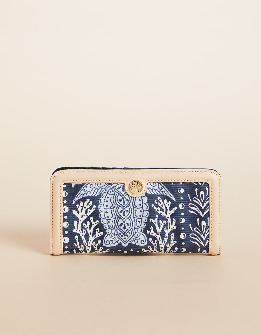 Spartina Hamilton Sea Life Small Snap Wallet