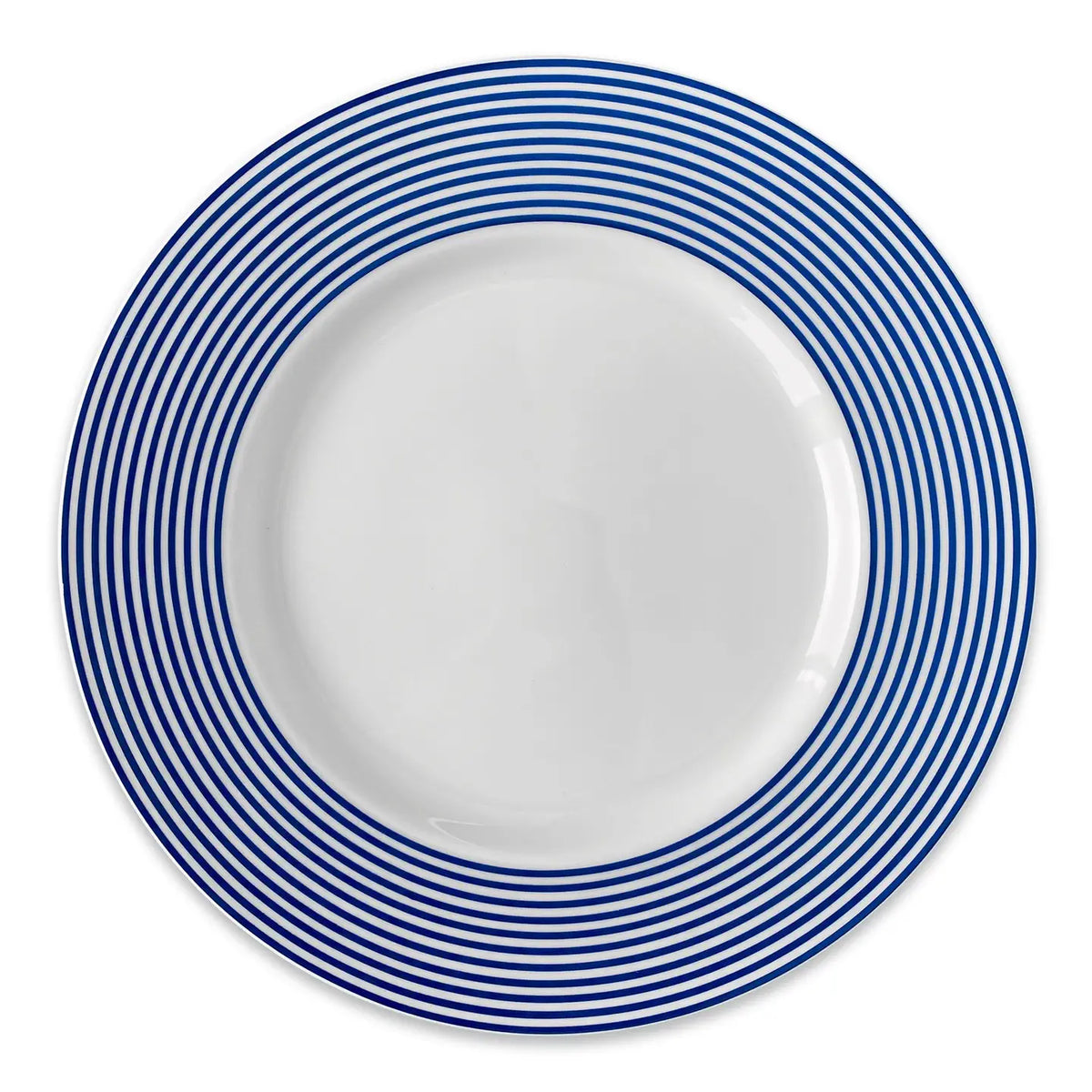 Newport Racing Stripe Rimmed Salad Plate