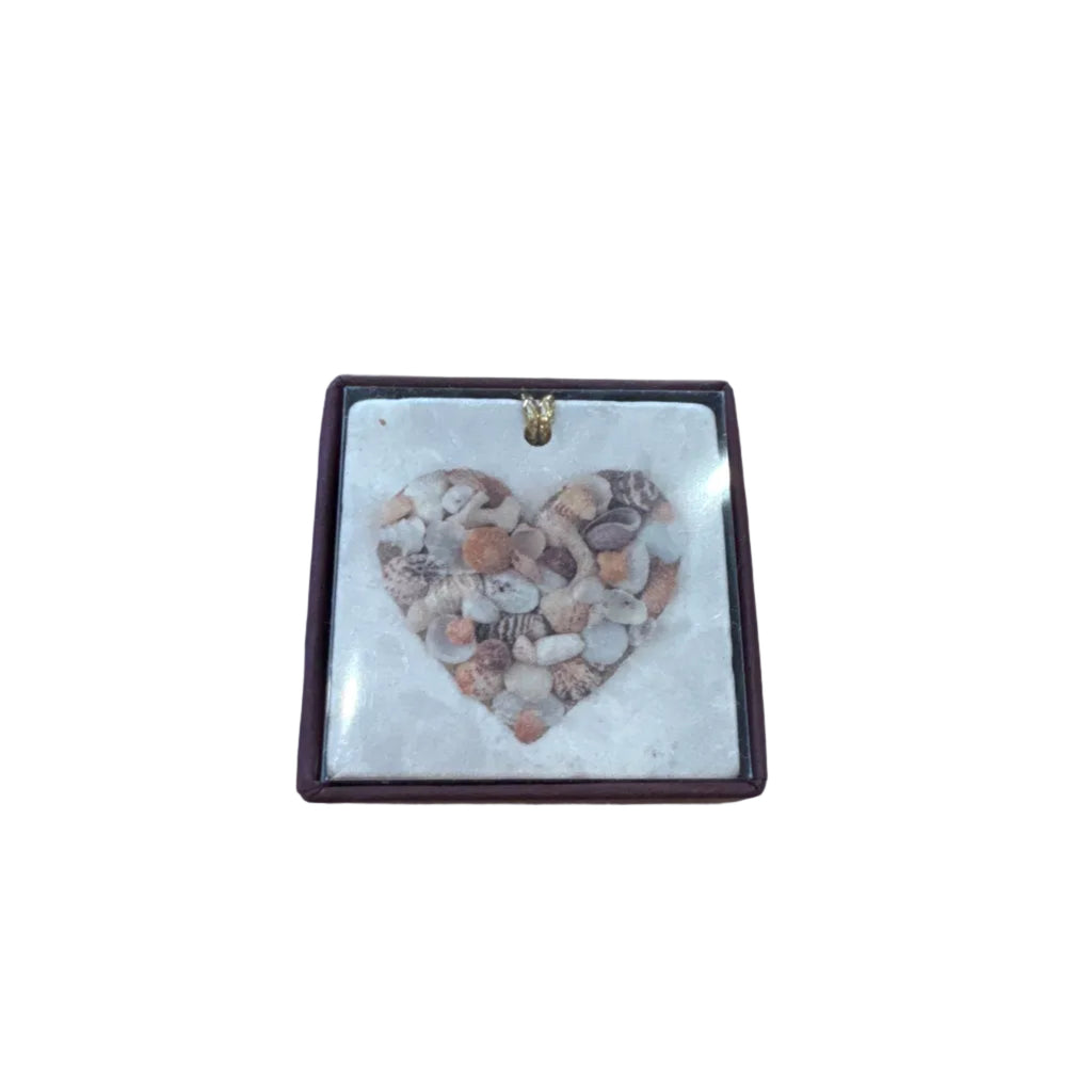 Marble Ornaments with Marjorie's Artwork