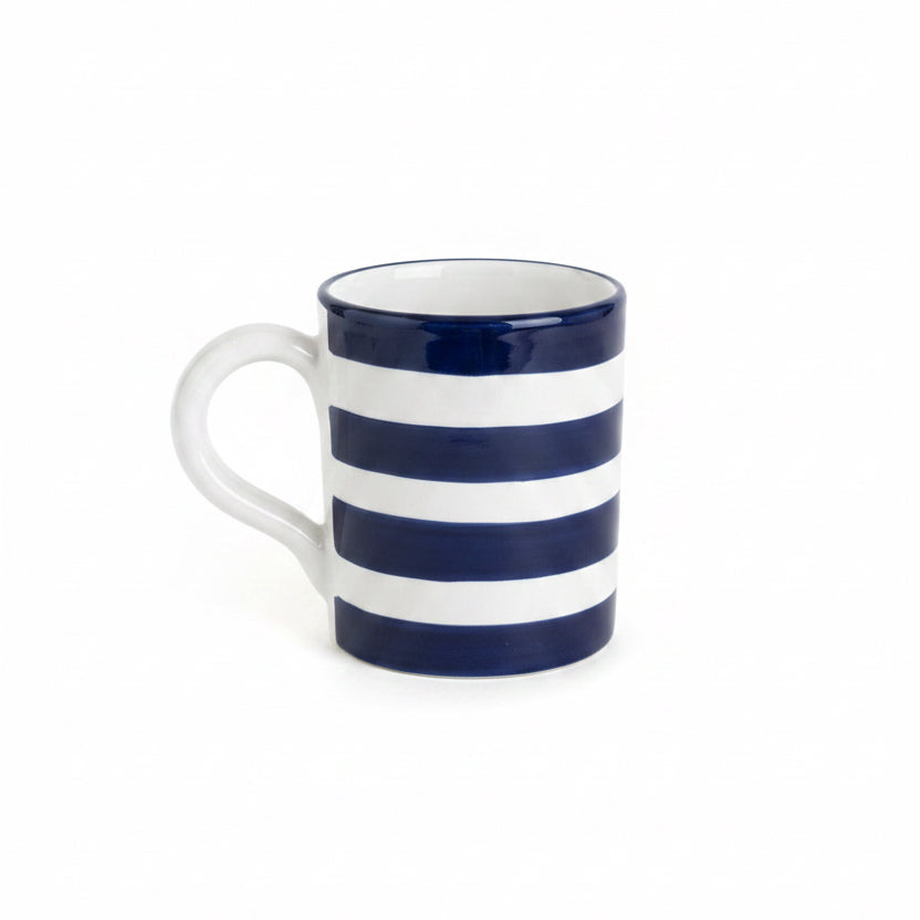 Vietri Amalfi Cobalt Stripe Mug