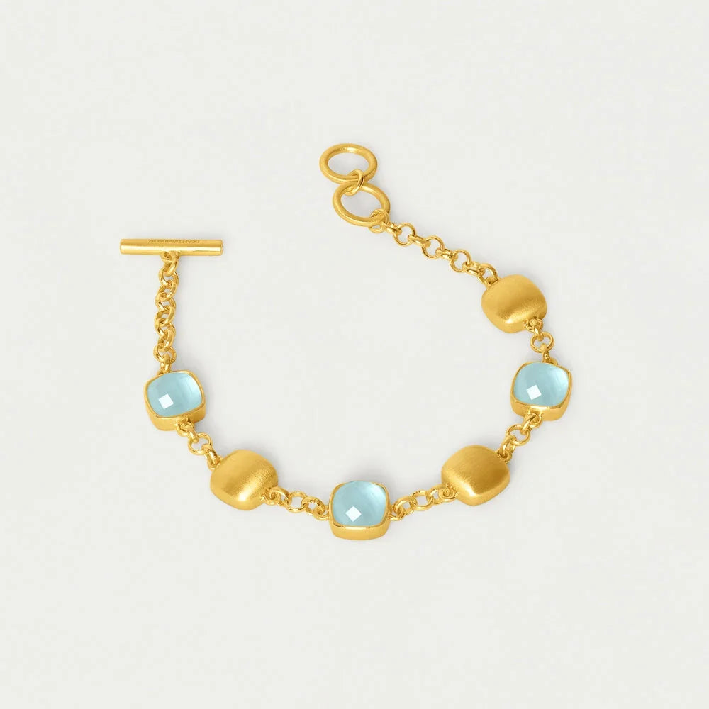 DEAN DAVIDSON Gold Monterey Chain Bracelet - Celestial Blue