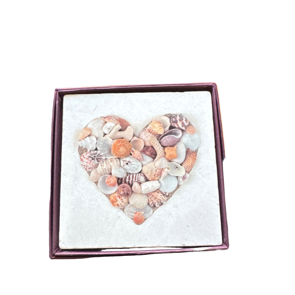4" Individual Marble Coaster