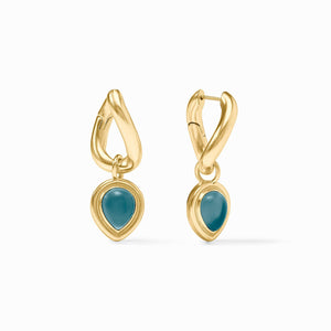 Julie Vos Dolce Hoop & Charm Earrings