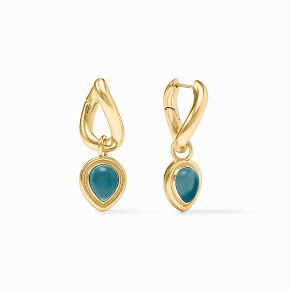 Julie Vos Dolce Hoop & Charm Earrings