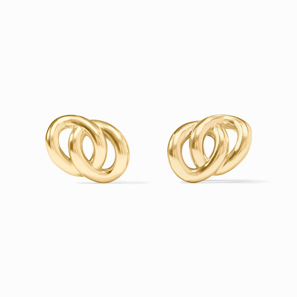 Julie Vos Dolce Link Stud Earrings