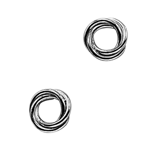 East Wind Petite Double Sterling Circle Earrings