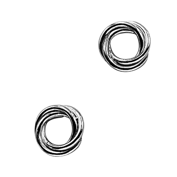 East Wind Petite Double Sterling Circle Earrings