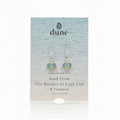 Dune Crescent Drop Earrings Turquoise Gradient