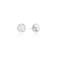 Anna Beck Hammered Silver Stud Earrings
