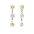 Anna Beck Smooth Rim Classic Triple Drop Earrings