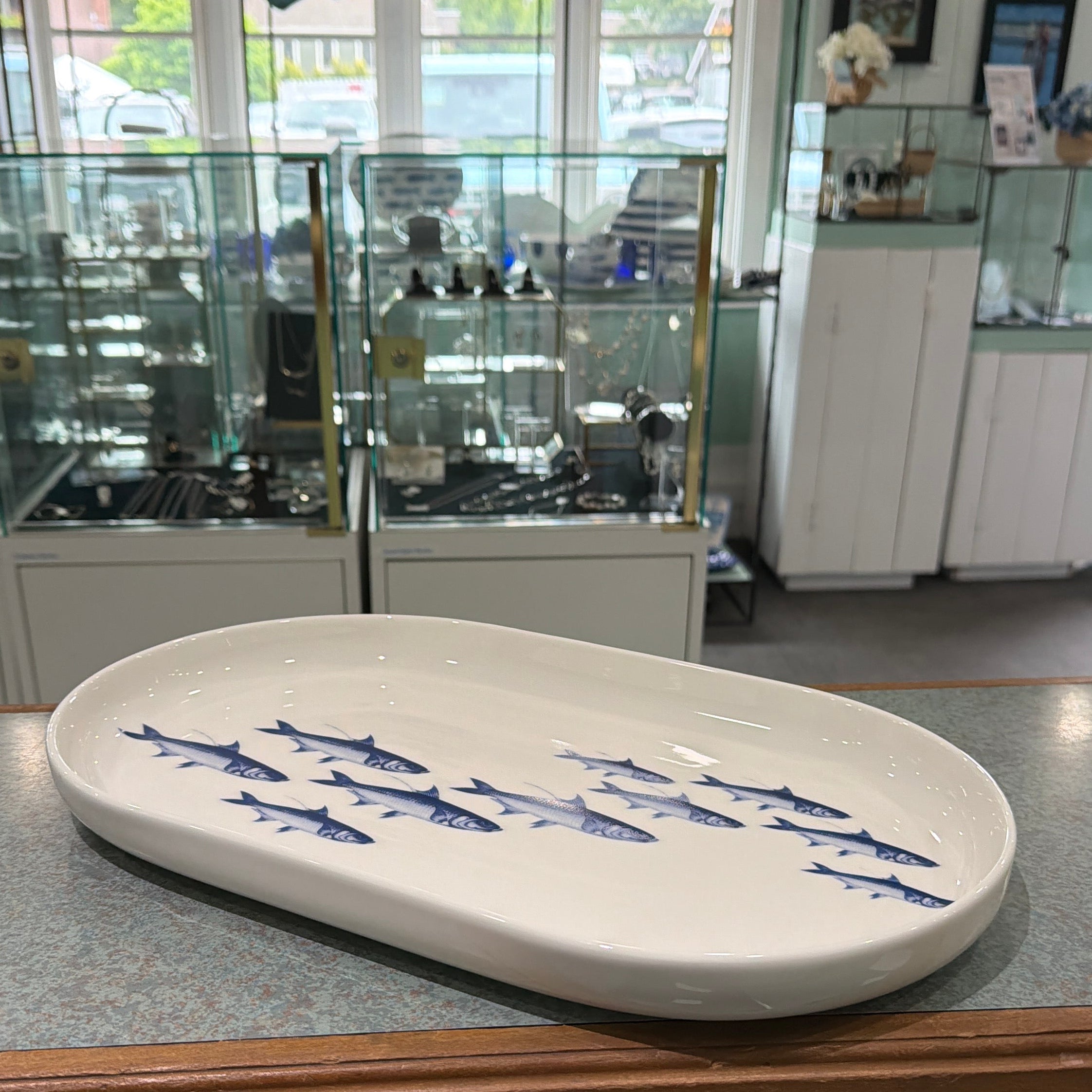 Caskata School of Fish Large Coupe Oval Platter