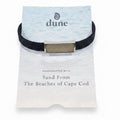 Dune Nautical Steel Cable Bracelet Black Small Orleans