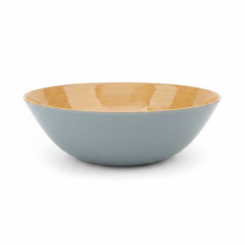 Classic Bamboo Party Bowl Dove Blue