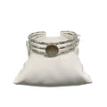 Dune Ripple Cuff Bracelet Mother Of Pearl