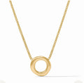 Julie Vos Wave Circle Necklace