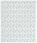 Coast & Cotton Tea Towel Oyster Shells Lt Blue