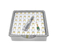 Mariposa Champagne Bottle Napkin Box