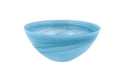 Mariposa Alabaster Aqua Salad Bowl