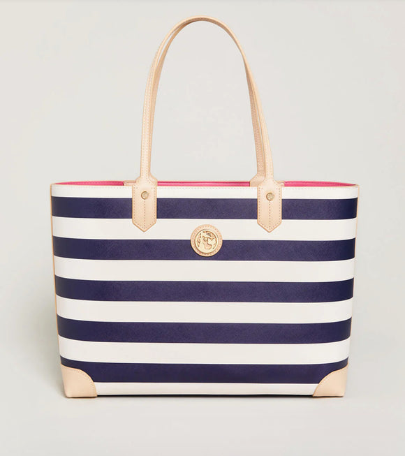 Spartina Tote Bag Navy stripe