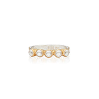 Anna Beck Multi Pearl Gold Ring