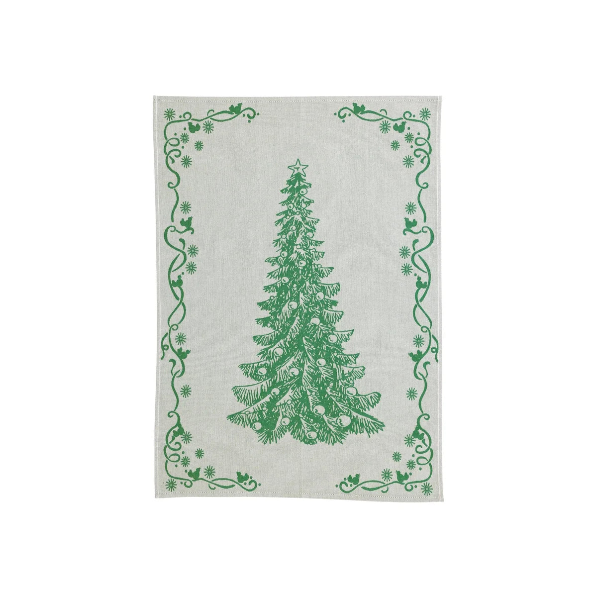 Vietri SFN-04099GT Strofinaccio Gree Tree Dish Towels Set of 2