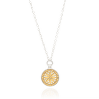 Anna Beck Classic Round Winchester Flower Necklace