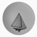 Sailboat Plate Buzzards Bay