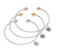 Cape Cod Sterling Silver/ 14K gold bead bracelet