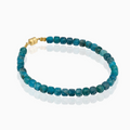 AB Cube Apatite Beaded Magnetic Bracelet - 6.5"