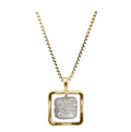 EL Design Zenith Pendant Gold/Pearl 18"