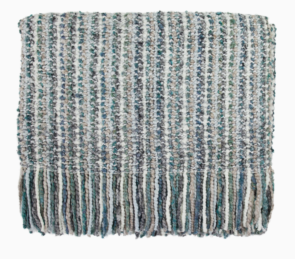 Stria Frost Throw Blanket
