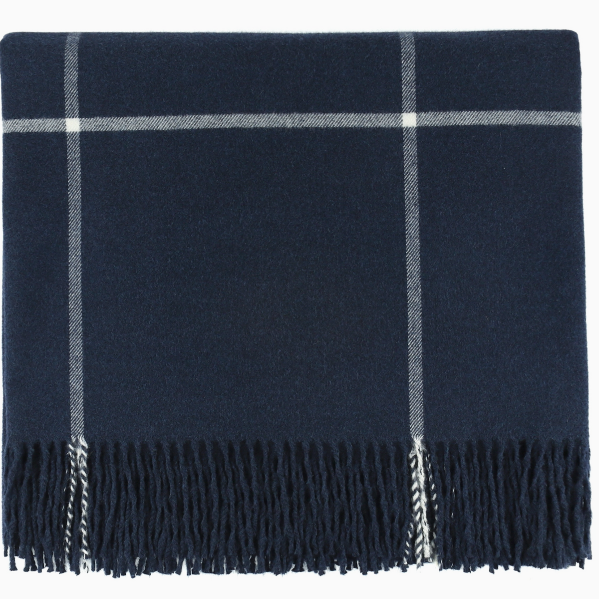 Glasgow Navy Throw Blanket