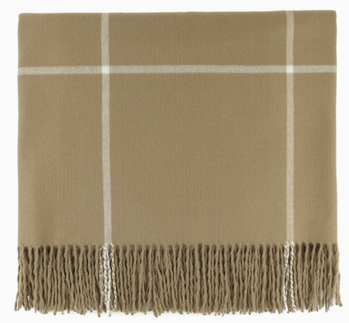 Glasgow Camel Throw Blanket