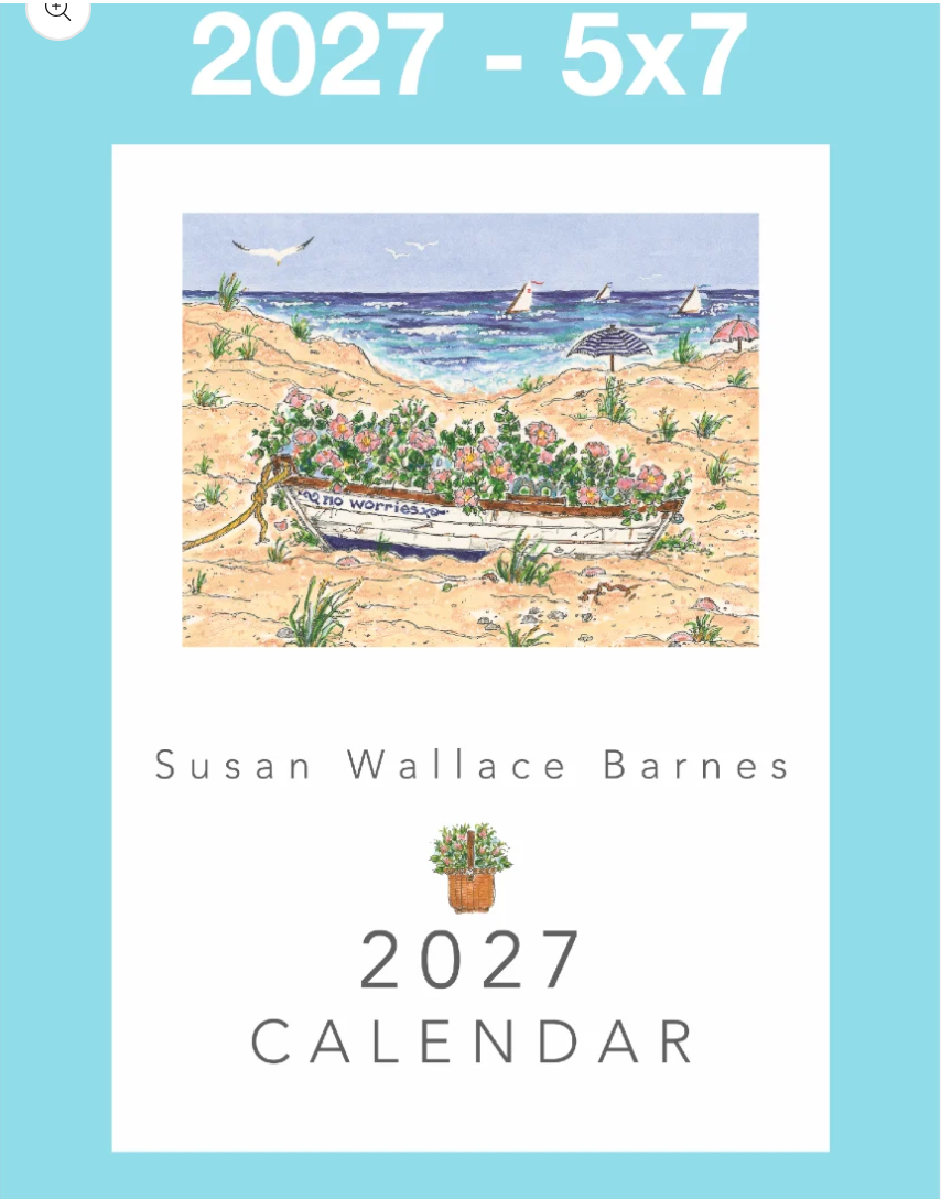 Susan Wallace Barnes 2027 Desk Calendar