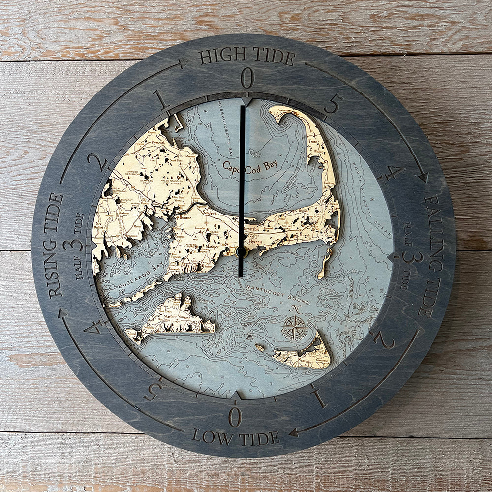 Michael Ent CC Tide Clock TIC-GREY-NCC