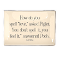 Ben's Garden - How Do You Spell Love Decoupage Glass Tray