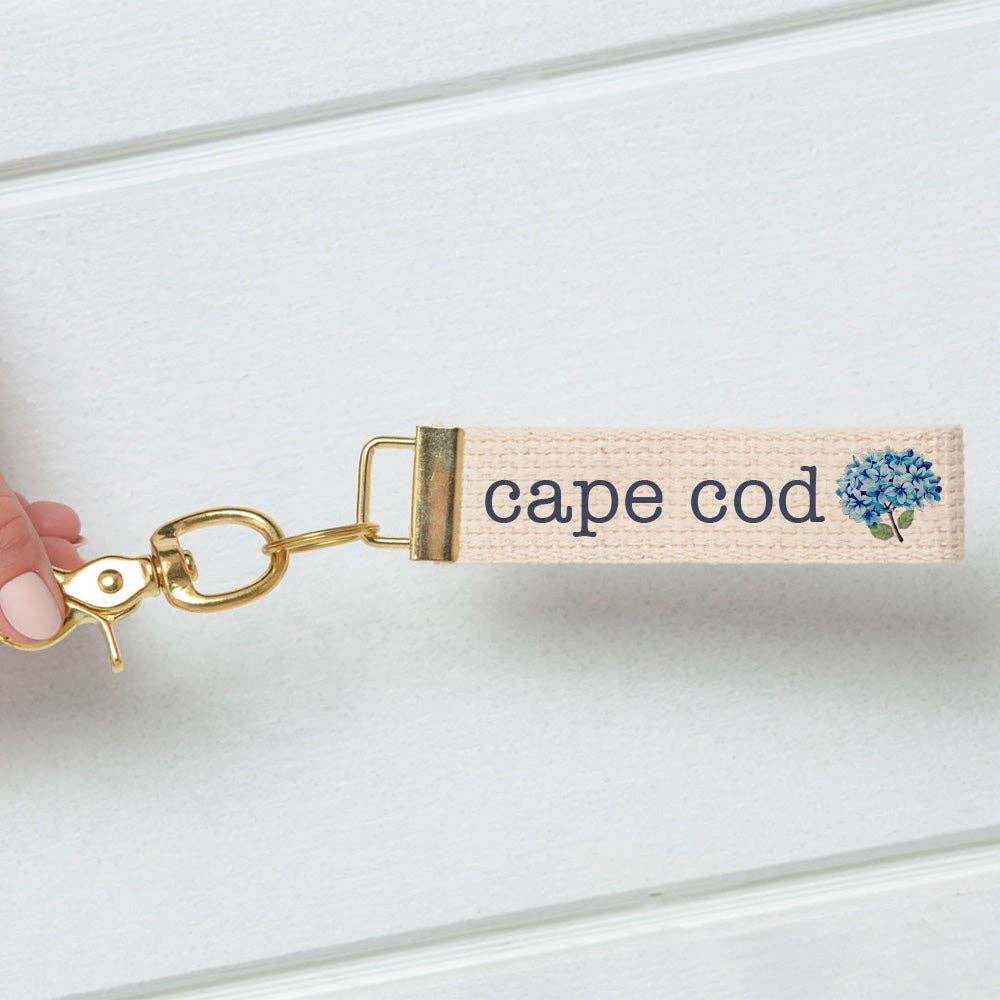 Endless Summer Hydrangea Personalized Keychain
