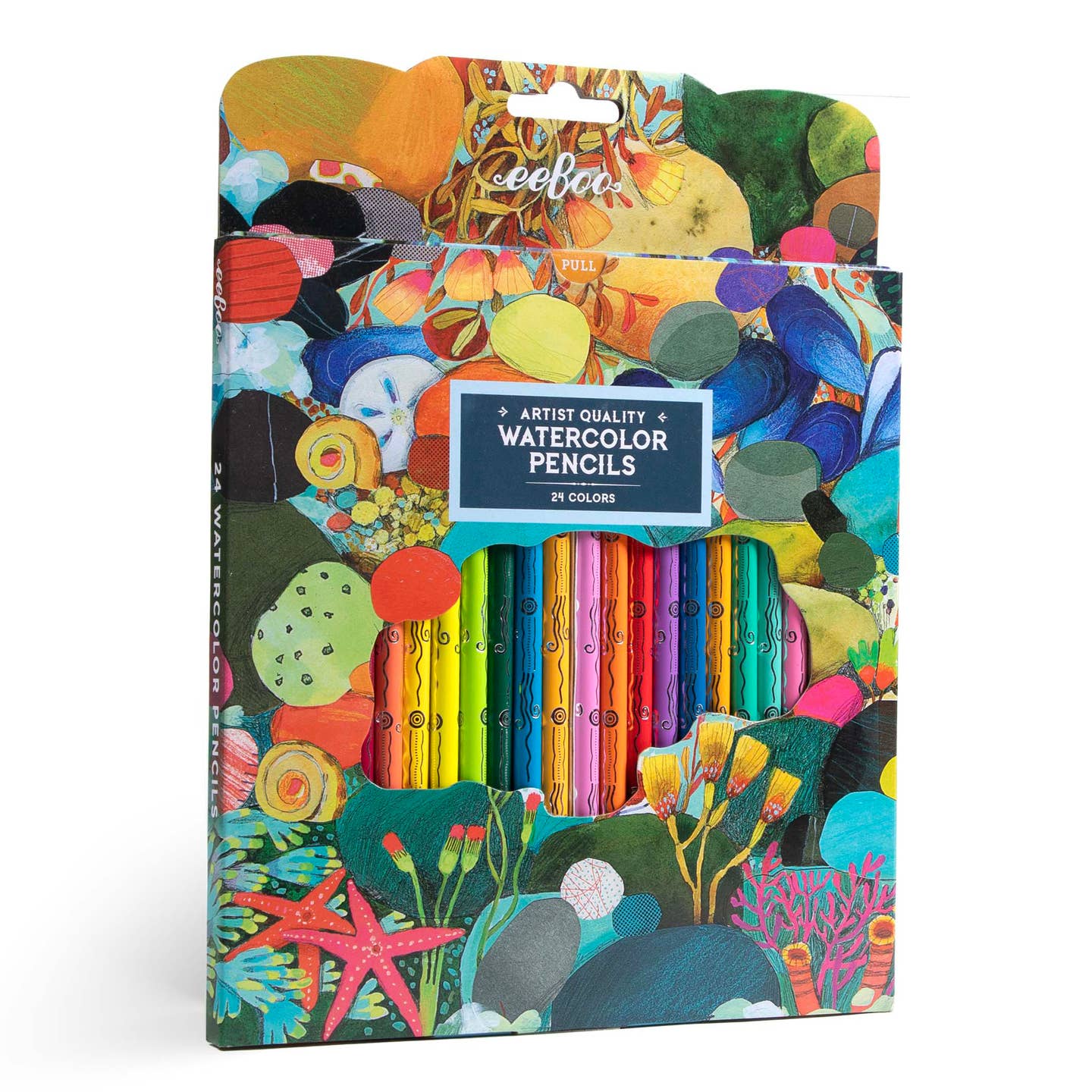 Eeboo Tidepool 24 Watercolor Pencils