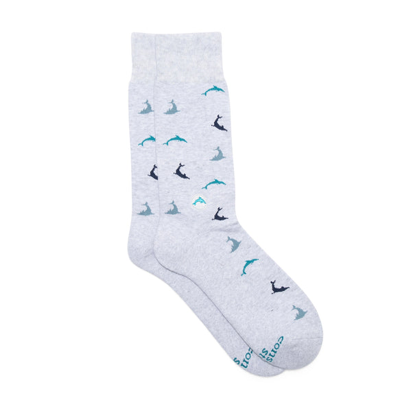 Conscious Step Socks that protect Dolphins Sm