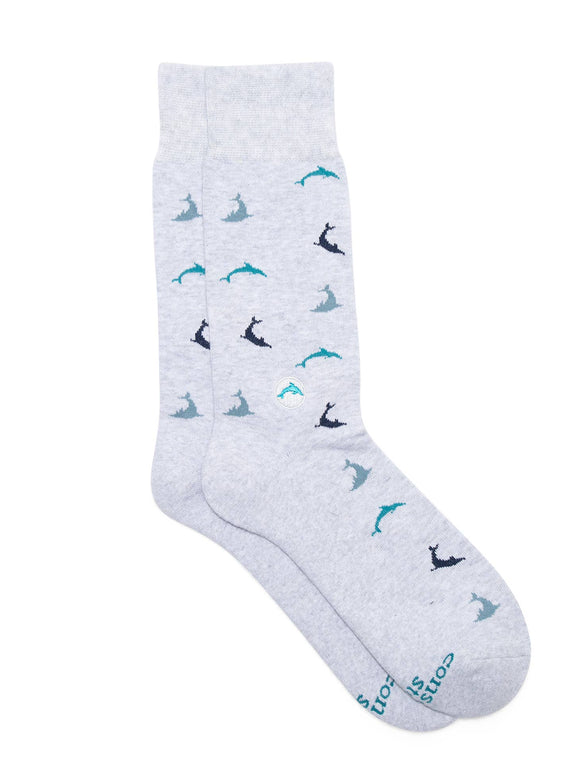 Conscious Step Socks that protect Dolphins M