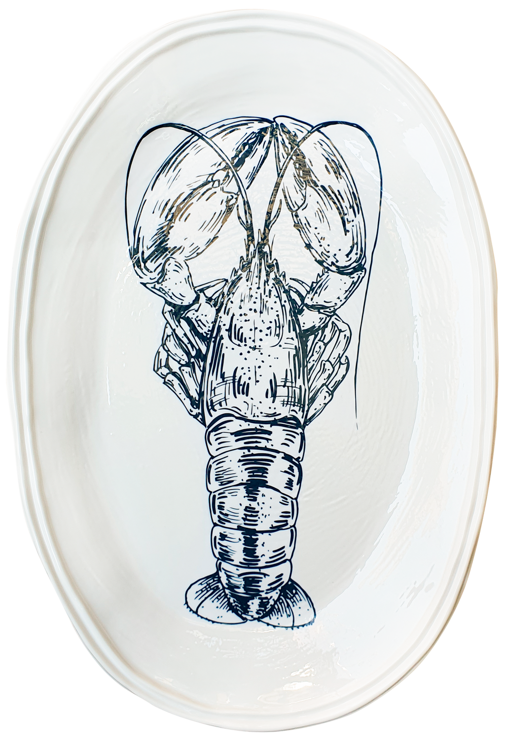 Double Line Lobster Large Oval