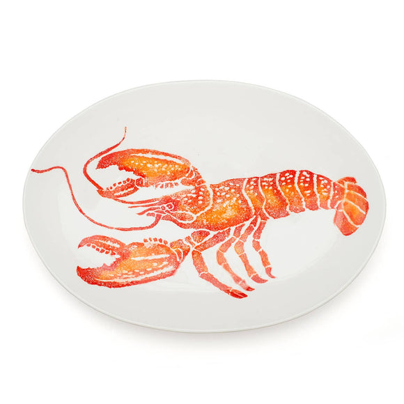 BlissHome Extra Large Orange Lobster Platter