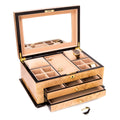 BeyBerk Birdseye Maple 3 Level Jewelry Box