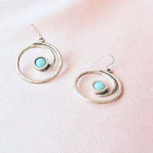 Gillian Inspired Designs Larimar Swirl Earrings