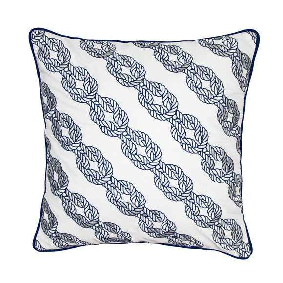 Rightside Design Nautical Rope Chain Pillow