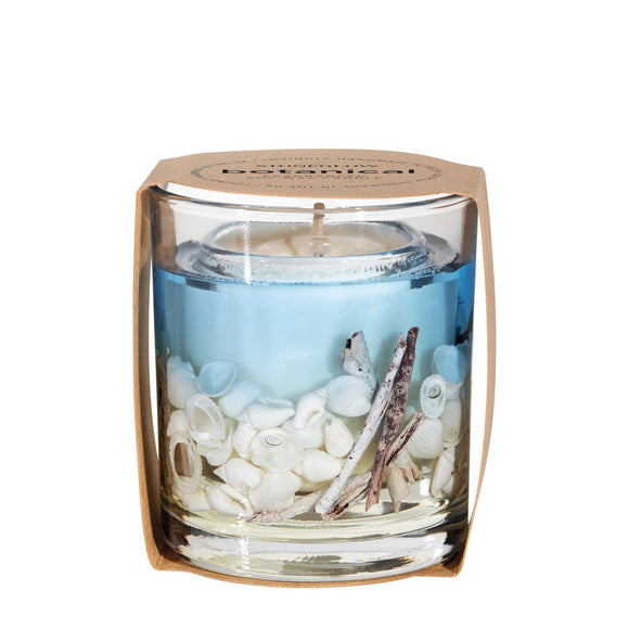 StoneGlow Elements Water  Botanical Gel Wax Candle